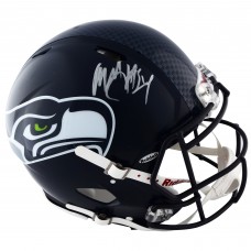 Autographed Seattle Seahawks Marshawn Lynch Fanatics Authentic Riddell Pro-Line Speed Authentic Helmet
