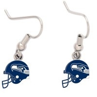 Seattle Seahawks Helmet Wire Earrings