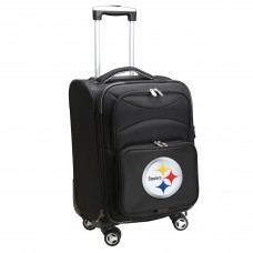 Pittsburgh Steelers MOJO Black 21 Softside Spinner Carry-On Pittsburgh Steelers MOJO Black 21 Softside Spinner Carry-On