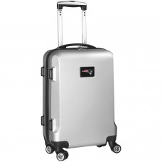 New England Patriots 20 8-Wheel Hardcase Spinner Carry-On - Silver