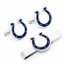 Запонки и зажим для галстука Indianapolis Colts