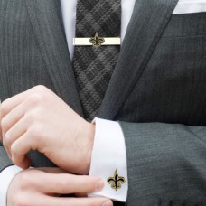 Запонки и зажим для галстука New Orleans Saints