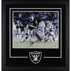 Autographed Las Vegas Raiders Marcus Allen Fanatics Authentic Deluxe Framed 16 x 20 vs. Cincinnati Bengals Photograph