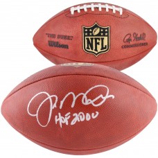 Autographed San Francisco 49ers Joe Montana Fanatics Authentic Duke Pro Football with HOF 2000 Inscription