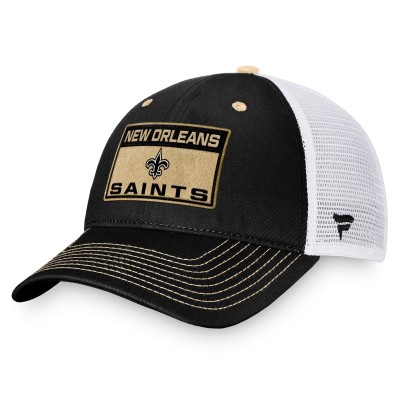 Бейсболка New Orleans Saints Fundamentals Trucker - Black/White