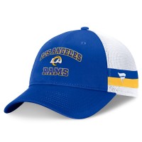 Бейсболка Los Angeles Rams Fanatics Royal/White Fundamentals Side Stripe Trucker