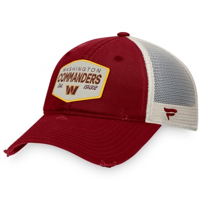 Бейсболка Washington Commanders Heritage Patch Trucker - Burgundy/Natural