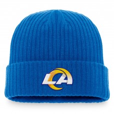 Los Angeles Rams Fanatics Core Fundamental Cuffed Knit Hat - Royal