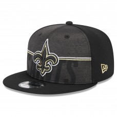 Бейсболка New Orleans Saints New Era 2023 NFL Training Camp Team Colorway 9FIFTY - Black