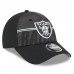 Бейсболка Las Vegas Raiders New Era 2023 NFL Training Camp 9FORTY - Black
