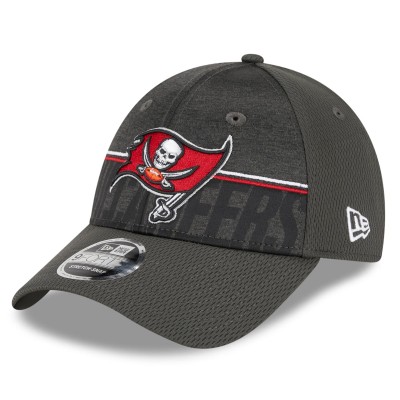 Бейсболка Tampa Bay Buccaneers New Era 2023 NFL Training Camp 9FORTY - Pewter