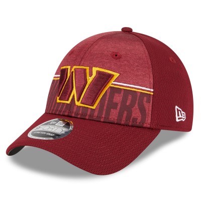 Бейсболка Washington Commanders New Era 2023 NFL Training Camp 9FORTY - Burgundy