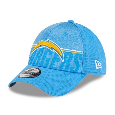 Бейсболка Los Angeles Chargers New Era 2023 NFL Training Camp 39THIRTY - Powder Blue