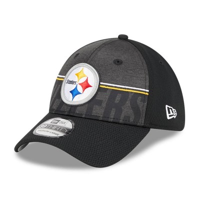 Бейсболка Pittsburgh Steelers New Era 2023 NFL Training Camp 39THIRTY - Black