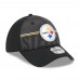 Бейсболка Pittsburgh Steelers New Era 2023 NFL Training Camp 39THIRTY - Black