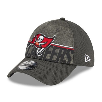 Бейсболка Tampa Bay Buccaneers New Era 2023 NFL Training Camp 39THIRTY - Pewter