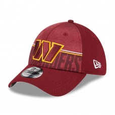 Бейсболка Washington Commanders New Era 2023 NFL Training Camp 39THIRTY - Burgundy