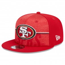 Бейсболка San Francisco 49ers New Era 2023 NFL Training Camp 9FIFTY - Scarlet
