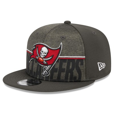 Бейсболка Tampa Bay Buccaneers New Era 2023 NFL Training Camp 9FIFTY - Pewter