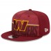 Бейсболка Washington Commanders New Era 2023 NFL Training Camp 9FIFTY - Burgundy