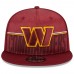 Бейсболка Washington Commanders New Era 2023 NFL Training Camp 9FIFTY - Burgundy