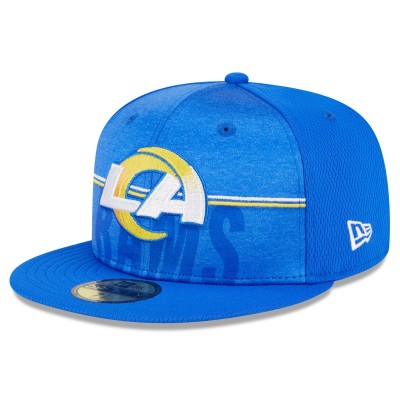 Бейсболка Los Angeles Rams New Era 2023 NFL Training Camp 59FIFTY - Royal
