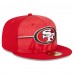 Бейсболка San Francisco 49ers New Era 2023 NFL Training Camp 59FIFTY - Scarlet