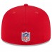 Бейсболка San Francisco 49ers New Era 2023 NFL Training Camp 59FIFTY - Scarlet