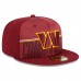 Бейсболка Washington Commanders New Era 2023 NFL Training Camp 59FIFTY - Burgundy