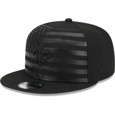 Бейсболка New Orleans Saints New Era Black Independent 9FIFTY Snapback