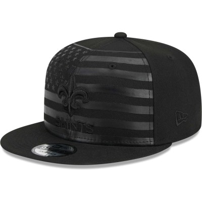 Бейсболка New Orleans Saints New Era Black Independent 9FIFTY Snapback