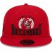 Бейсболка Tampa Bay Buccaneers New Era Collegiate Trucker 9FIFTY - Red