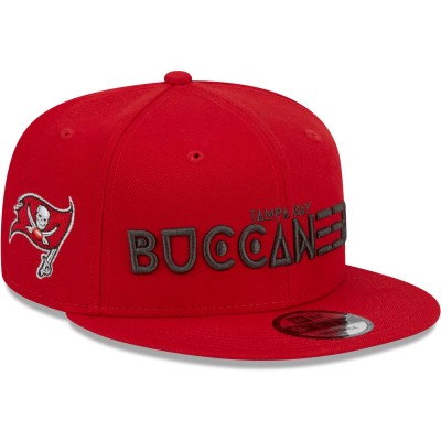 Бейсболка Tampa Bay Buccaneers New Era Word 9FIFTY - Red