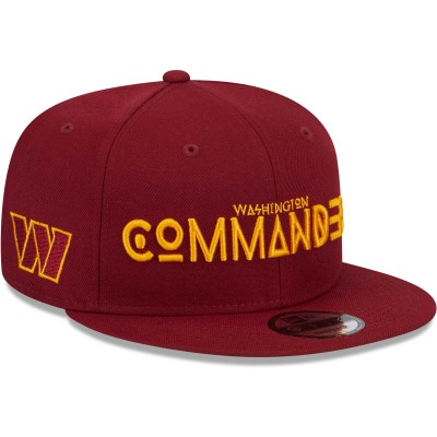 Бейсболка Washington Commanders New Era Word 9FIFTY - Burgundy