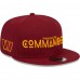 Бейсболка Washington Commanders New Era Word 9FIFTY - Burgundy