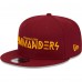 Бейсболка Washington Commanders New Era Word 9FIFTY - Burgundy