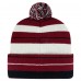 Шапка с помпоном Arizona Cardinals 47 Powerline Cuffed Knit - Cardinal