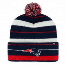 Шапка с помпоном New England Patriots 47 Powerline Cuffed Knit - Navy