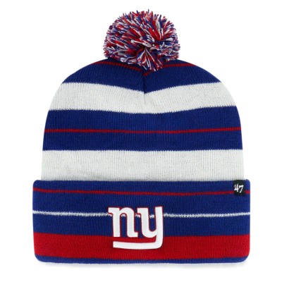 Шапка с помпоном New York Giants 47 Powerline Cuffed Knit - Royal