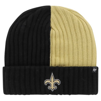 Шапка New Orleans Saints 47 Fracture Cuffed Knit - Black