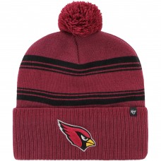 Шапка с помпоном Arizona Cardinals 47 Fadeout Cuffed Knit - Cardinal