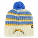 Шапка с помпоном Los Angeles Chargers 47  Tavern Cuffed Knit - Natural