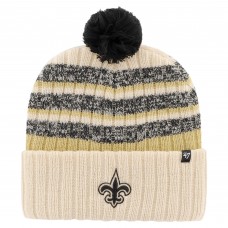Шапка с помпоном New Orleans Saints 47  Tavern Cuffed Knit - Natural