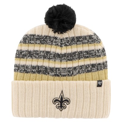 Шапка с помпоном New Orleans Saints 47  Tavern Cuffed Knit - Natural