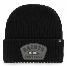 Шапка New Orleans Saints 47 Black Ridgeway Cuffed Knit