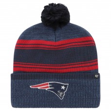 Шапка с помпоном New England Patriots 47 Fadeout Cuffed Knit - Navy