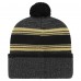 Шапка с помпоном New Orleans Saints 47 Black Fadeout Cuffed Knit