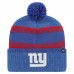 Шапка с помпоном New York Giants 47 Fadeout Cuffed Knit - Royal
