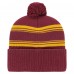 Шапка с помпоном Washington Commanders 47 Fadeout Cuffed Knit - Burgundy