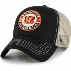 Cincinnati Bengals '47 Notch Trucker Clean Up Adjustable Hat - Black/Natural